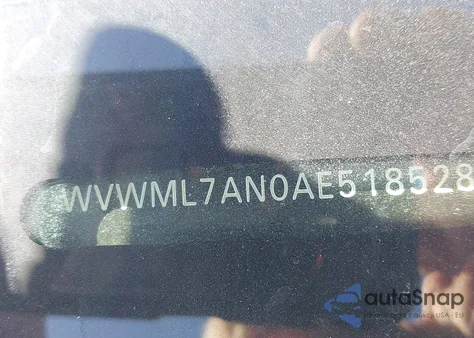 2010 Volkswagen Cc Sport z USA, uszkodzony, nr VIN WVWML7AN0AE518528